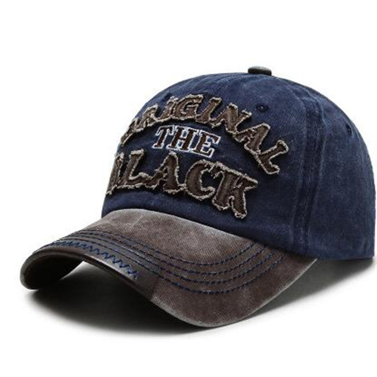 Men's Cap Cotton Letter Baseball Cap (Available)