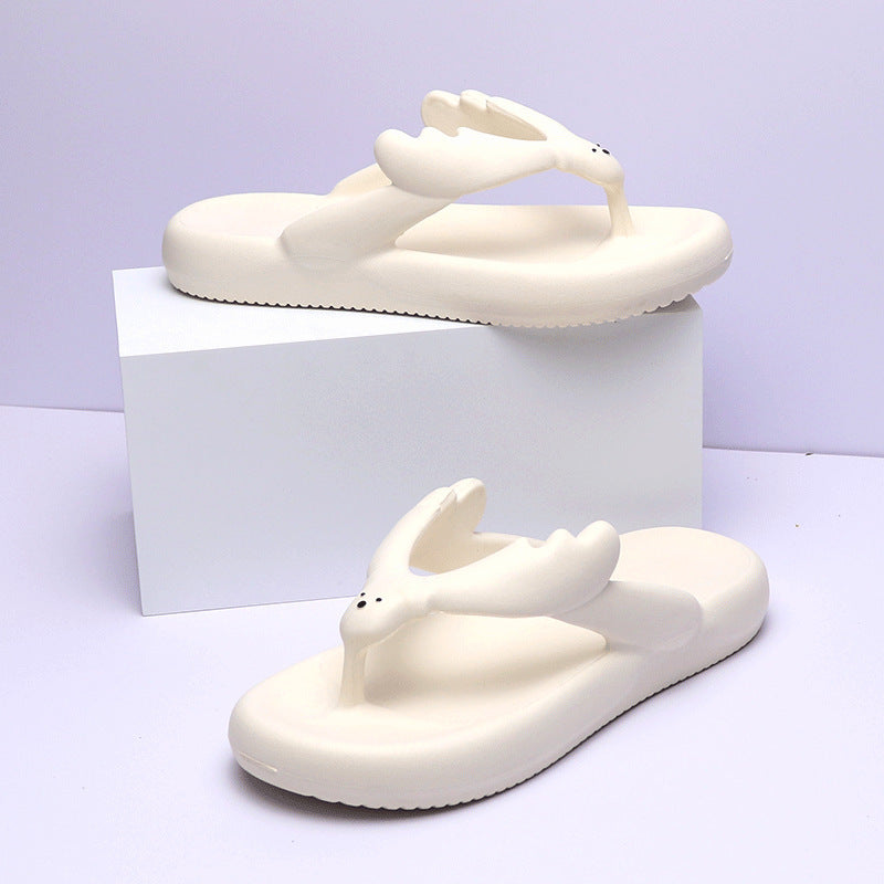 Xiaolu Thick-soled Flip-flops Women's Flip-flops (Available)