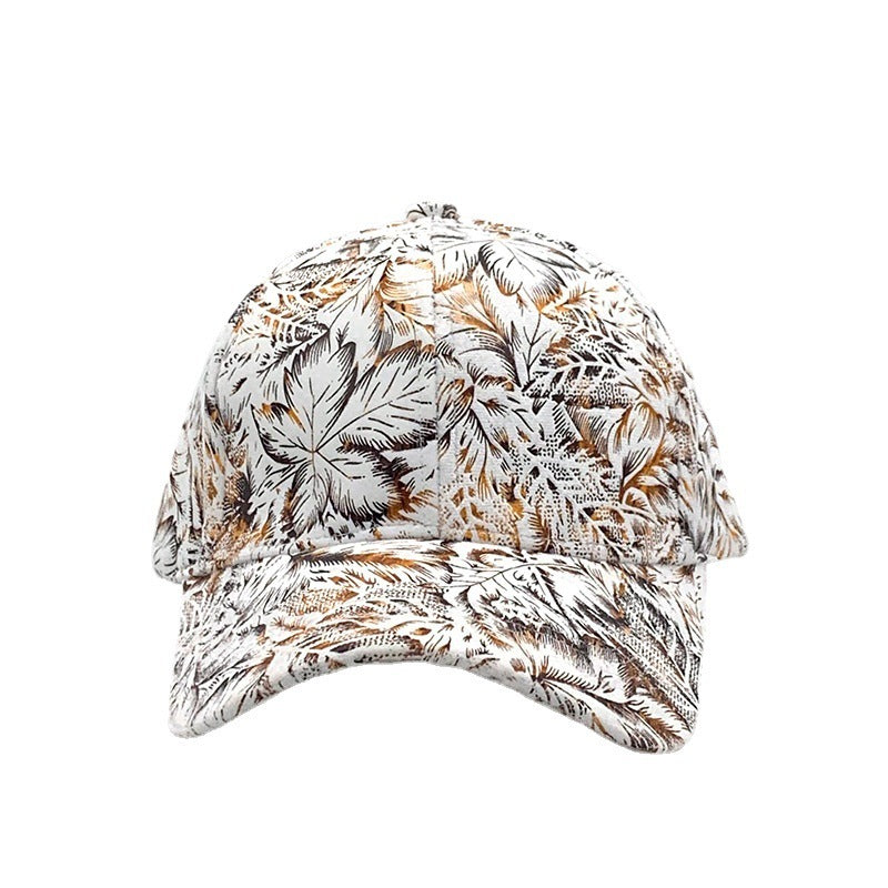 All-match Printed Baseball Cap Ladies Outdoor Outing (Available)