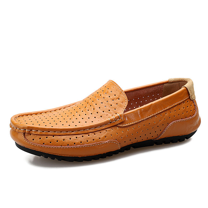 Personality Summer Men's Leather Shoes (Available)
