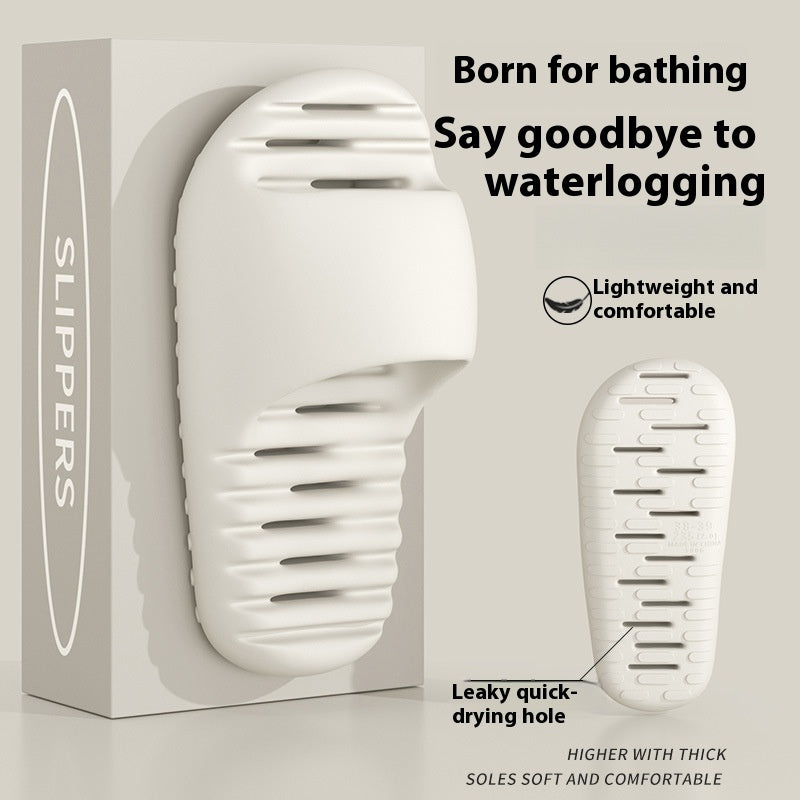 Quick-drying Bathroom Women's Wear-resistant Mute Slippers (Available)