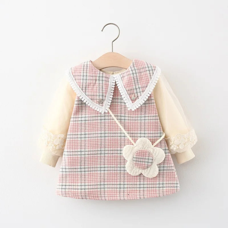 2021 new born baby girl clothes spring fall dress costume for infant baby clothing girls 1 year birthday princess dresses dress