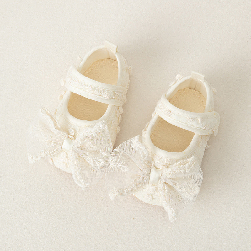 Infant Korean Style Bow Princess Shoes (Available)