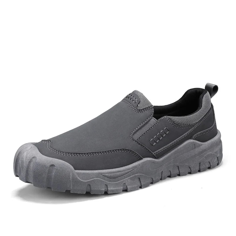 Men's shoes for work, leisure, and outdoor activities in spring and autumn, convenient to step on, suitable for sports and work (Available)