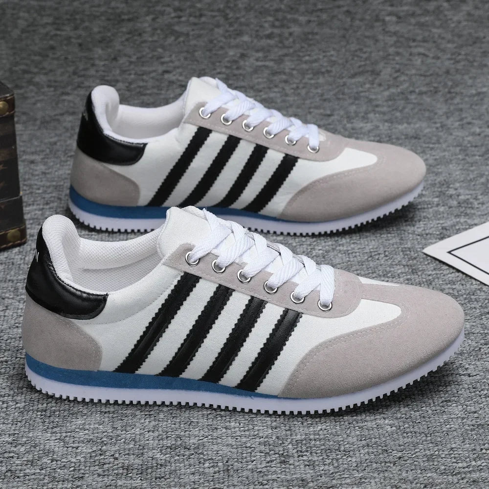 Men's Shoes Trend Casual Shoes for Men Breathable Flat Shoes Outdoor Fitness Free Sports Male Shoes Comfortable Vulcanized Shoes (Available)