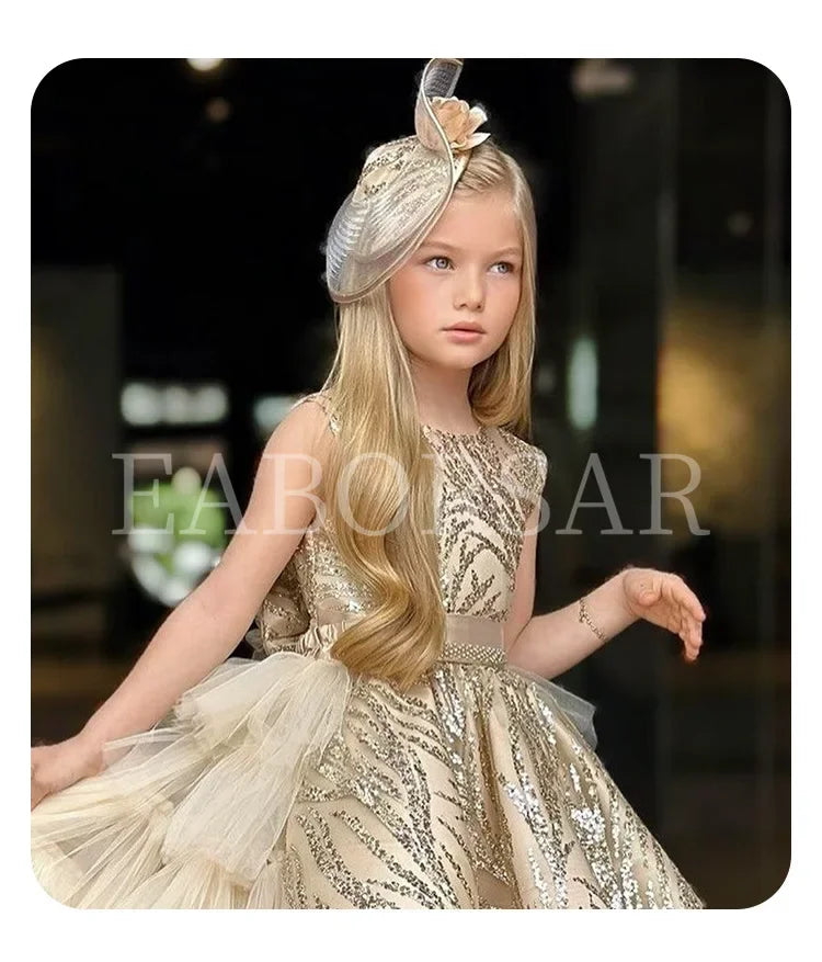 Girl's Princess Dress Cute Party Clothes for Special Events, Adorable Dresses for Clothes Costumes Birthday Wedding