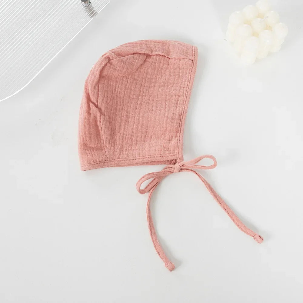 Newborn Cap Child Lacing Babies Knitted Cotton Solid Color cute Hat Mother and Kids Supplies Baby Hats & Caps for 0-24 Months