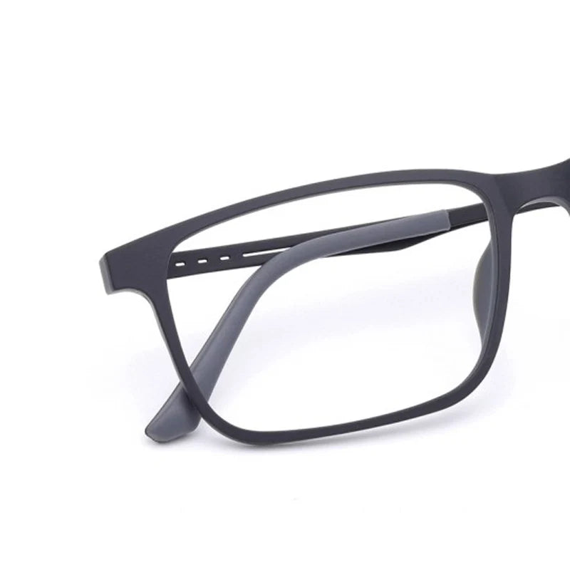 Ultralight Black Reading Glasses For Men TR90 Metal Prescription Glasses Blue Light Blcoking