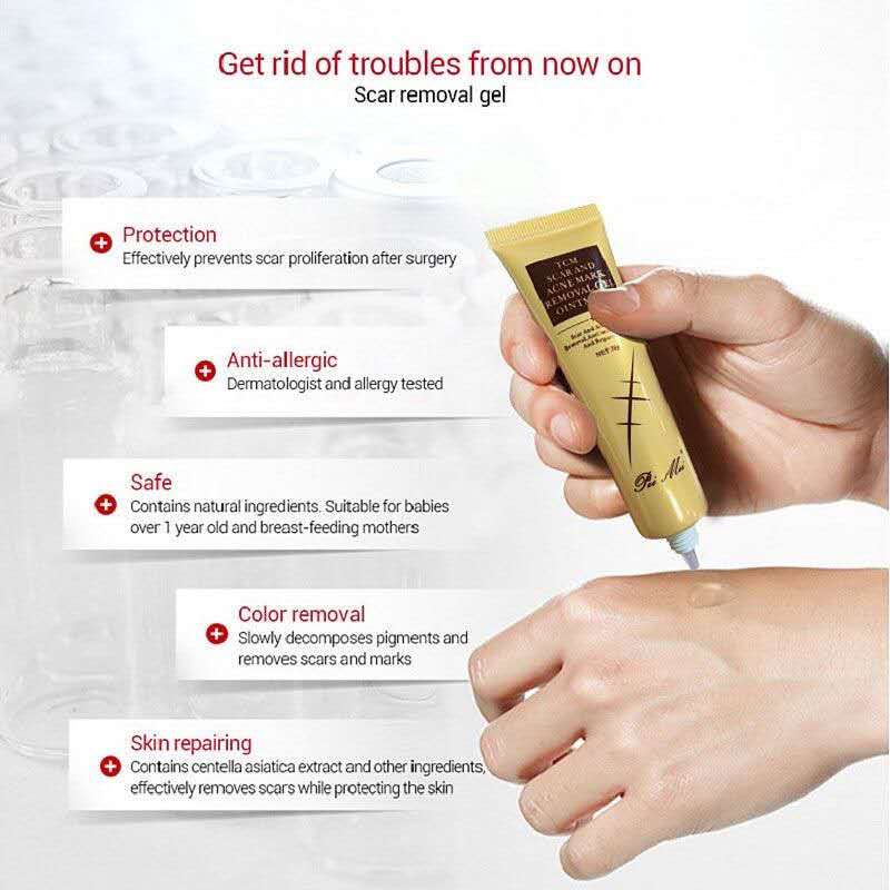 TCM Scar Acne Mark Removal Gel Ointment, 30g (Available)