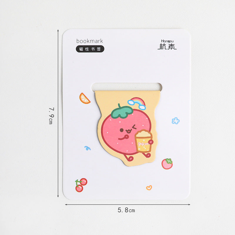 Cute Magnetic Bookmark Creative Cartoon Stationery For Primary School Students
