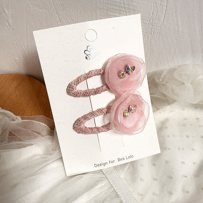 Children's Super Fairy Sweet Press Clip Hair Accessories