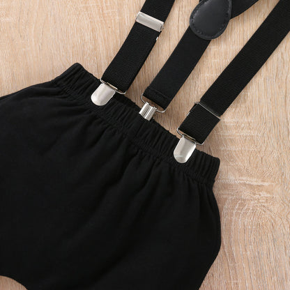 Removable Hood Blouse And Pants Men's Striped Hidden Hook (Available)