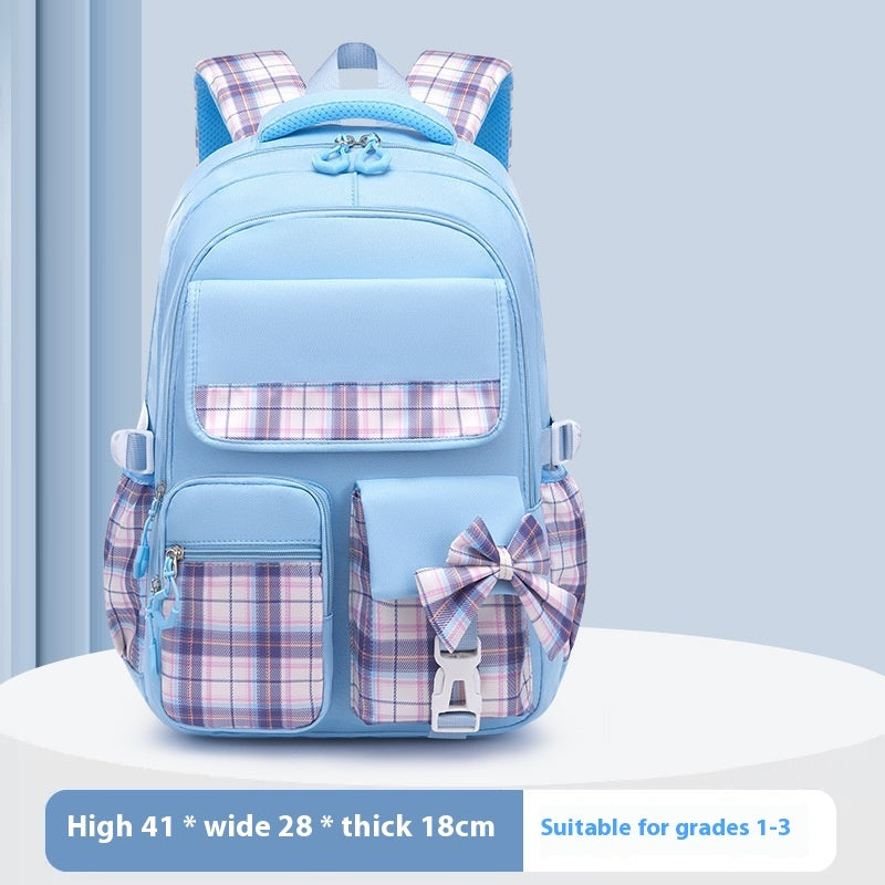 Children's Backpack Lightweight Spine-protective Burden Reduction Large Capacity