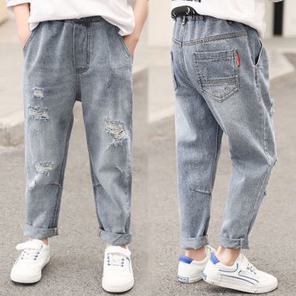 Boys' Denim Trousers Trousers Children's Clothing  (Available)