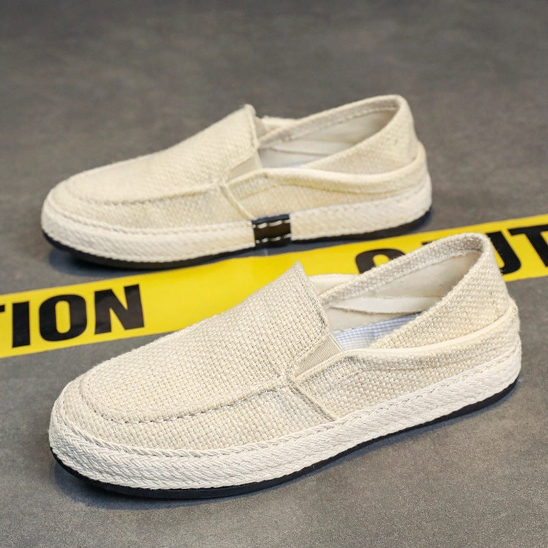 Summer Leisure Old Beijing Linen Cloth Shoes (Available)