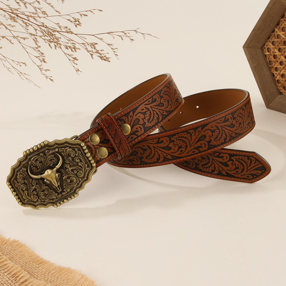 Fashion Personality Western Denim Style Belt (Available)