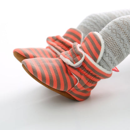 Knitted baby cotton shoes