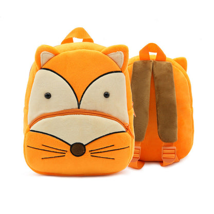 Cute Plush Backpacks Kindergarten Cartoon School Bags Children Animal Toys Bag (Available)