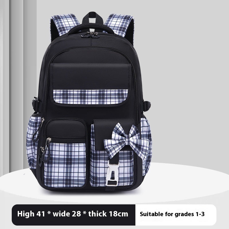 Children's Backpack Lightweight Spine-protective Burden Reduction Large Capacity