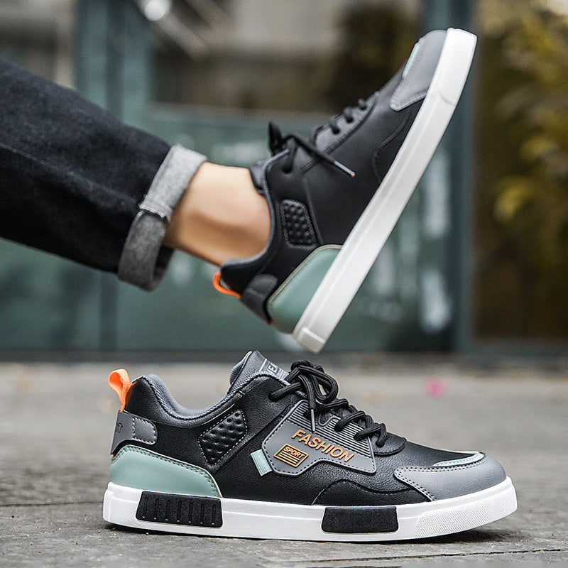 Leather Casual Special-interest Design Sports Board Shoes (Available)