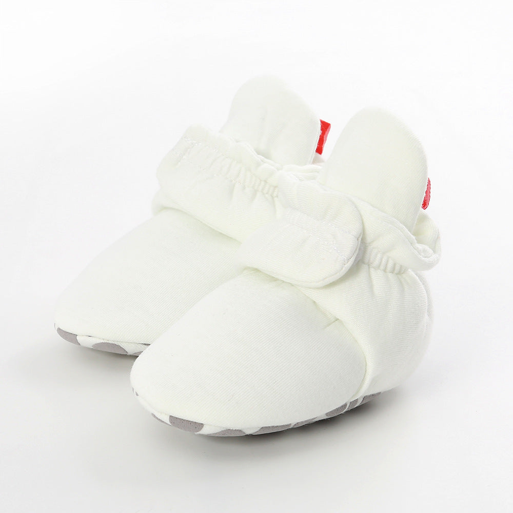 Knitted baby cotton shoes