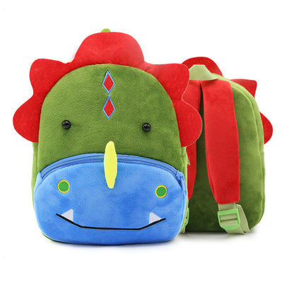 Cute Plush Backpacks Kindergarten Cartoon School Bags Children Animal Toys Bag (Available)
