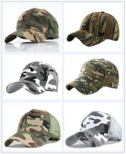 Fashion casual camouflage baseball cap Peaked cap (Available)