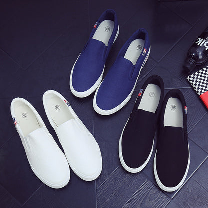 All-match white shoes men canvas shoes (Available)