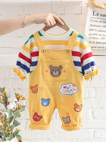 Boys' Top Overalls Suit (Available)