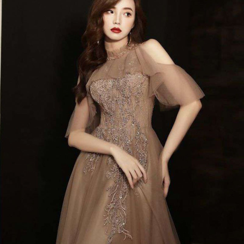 Party Party Dress Host Heavy Industry Banquet Evening Dress (Available)