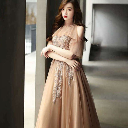 Party Party Dress Host Heavy Industry Banquet Evening Dress (Available)
