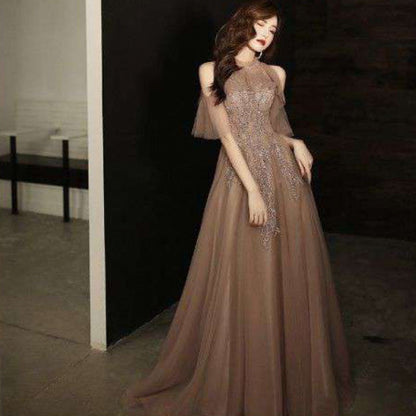 Party Party Dress Host Heavy Industry Banquet Evening Dress (Available)