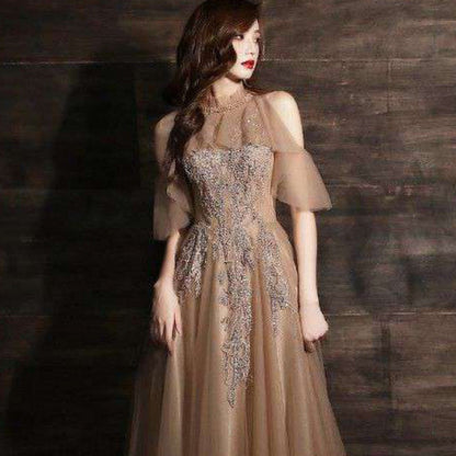 Party Party Dress Host Heavy Industry Banquet Evening Dress (Available)