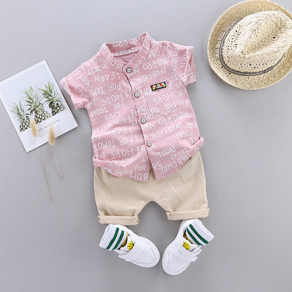 Korean Short-Sleeved Children's Clothing For Boys And Girls (Available)