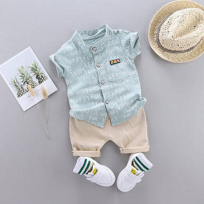 Korean Short-Sleeved Children's Clothing For Boys And Girls (Available)