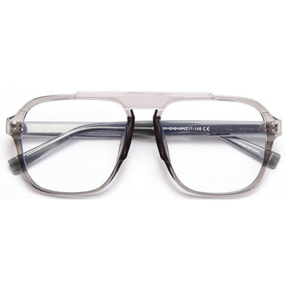 Double Beam Street Shooting Square Transparent Male Flat Mirror