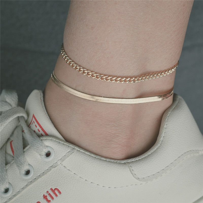 Snake Chain Metal Chain Two Suits Street Short (Available)
