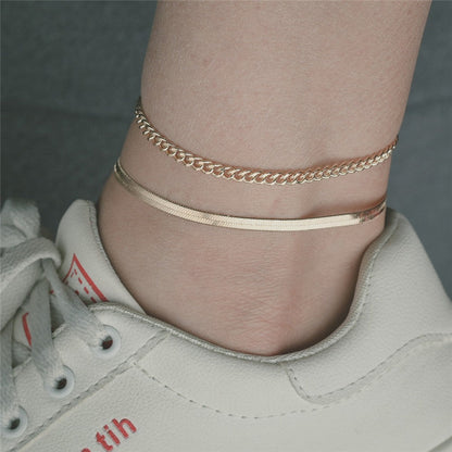 Snake Chain Metal Chain Two Suits Street Short (Available)