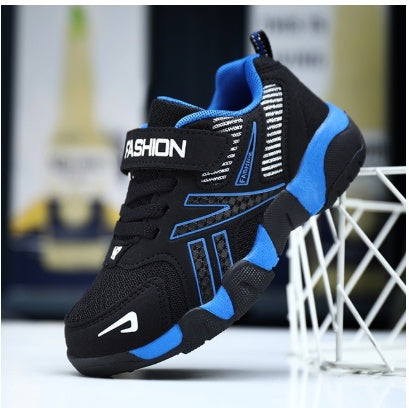 Sport Kids Sneakers Boys Casual Shoes For Children Sneakers Girls Shoes Leather Anti-Slippery Fashion Tenis Infantil Menino Mesh   (Available)