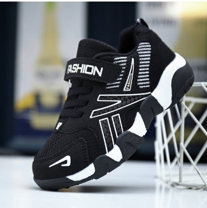 Sport Kids Sneakers Boys Casual Shoes For Children Sneakers Girls Shoes Leather Anti-Slippery Fashion Tenis Infantil Menino Mesh   (Available)