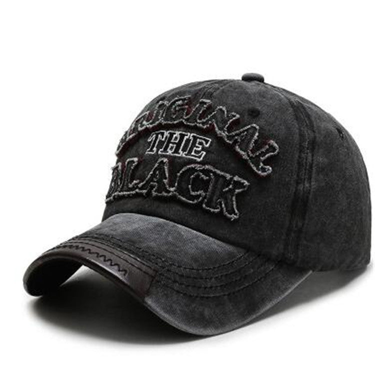 Men's Cap Cotton Letter Baseball Cap (Available)