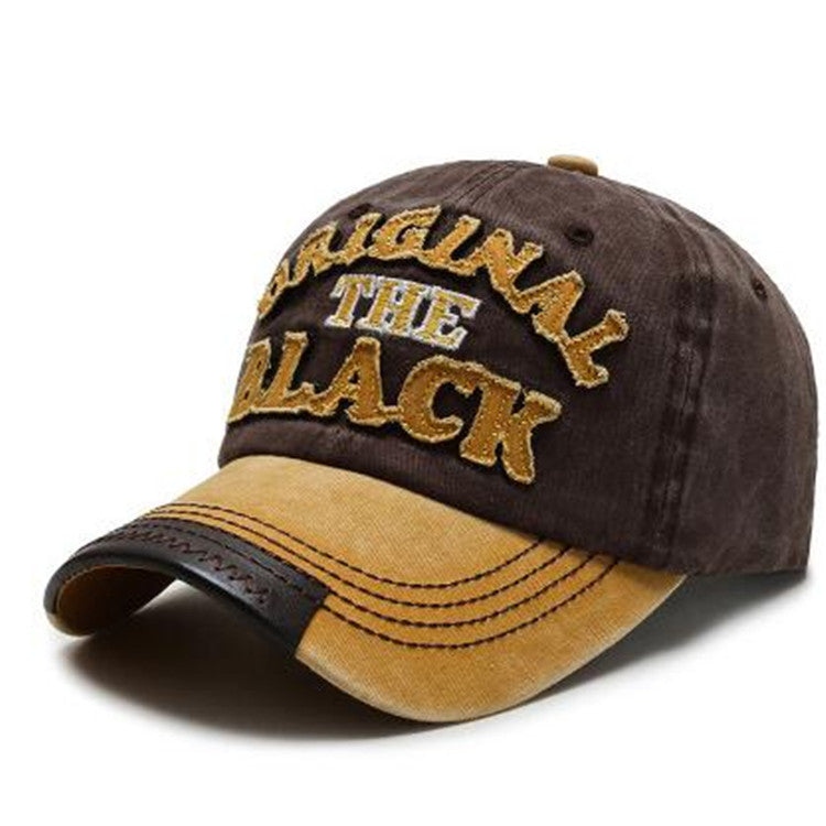Men's Cap Cotton Letter Baseball Cap (Available)
