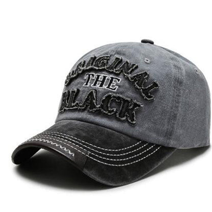 Men's Cap Cotton Letter Baseball Cap (Available)