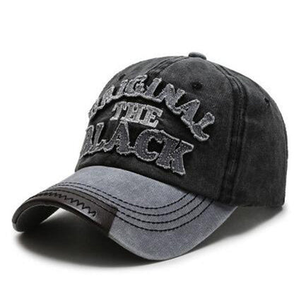 Men's Cap Cotton Letter Baseball Cap (Available)