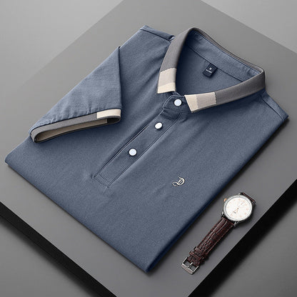 Men's Shirt Collar Summer Polo Shirt Short Sleeve Collar T-Shirt (Available)