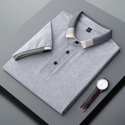 Men's Shirt Collar Summer Polo Shirt Short Sleeve Collar T-Shirt (Available)