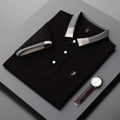 Men's Shirt Collar Summer Polo Shirt Short Sleeve Collar T-Shirt (Available)