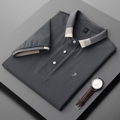 Men's Shirt Collar Summer Polo Shirt Short Sleeve Collar T-Shirt (Available)