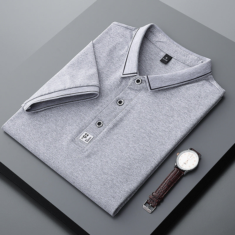 Men's Shirt Collar Summer Polo Shirt Short Sleeve Collar T-Shirt (Available)