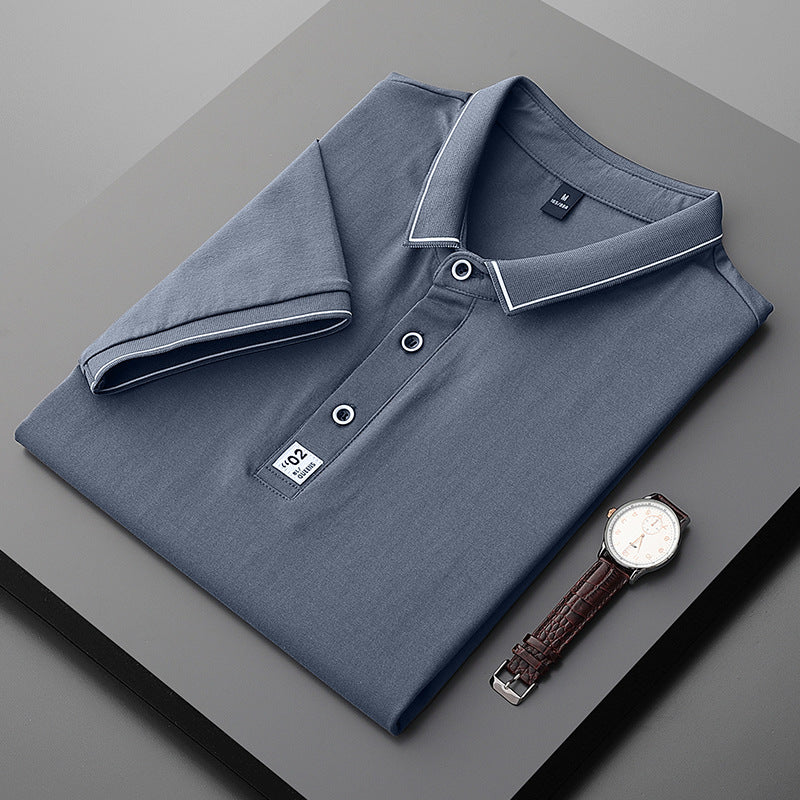 Men's Shirt Collar Summer Polo Shirt Short Sleeve Collar T-Shirt (Available)